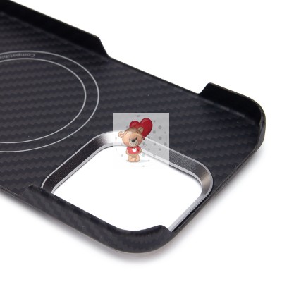 Чехол-накладка Apple iPhone 16 Pro (черный) Cellis SM009 POSH KEVLAR для