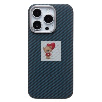 Чехол-накладка Apple iPhone 16 Pro (темно-синий) Cellis SM009 POSH KEVLAR для Чехол-накладка Apple iPhone 16 Pro (темно-синий) Cellis SM009 POSH KEVLAR для