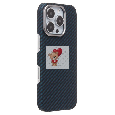 Чехол-накладка Apple iPhone 16 Pro (темно-синий) Cellis SM009 POSH KEVLAR для Чехол-накладка Apple iPhone 16 Pro (темно-синий) Cellis SM009 POSH KEVLAR для