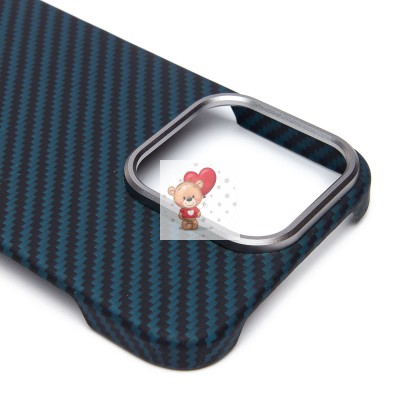 Чехол-накладка Apple iPhone 16 Pro (темно-синий) Cellis SM009 POSH KEVLAR для Чехол-накладка Apple iPhone 16 Pro (темно-синий) Cellis SM009 POSH KEVLAR для