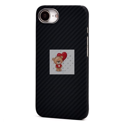 Чехол-накладка Apple iPhone 16e (черный) Cellis SM009 POSH KEVLAR для