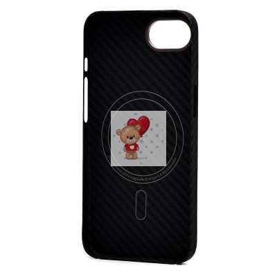 Чехол-накладка Apple iPhone 16e (черный) Cellis SM009 POSH KEVLAR для