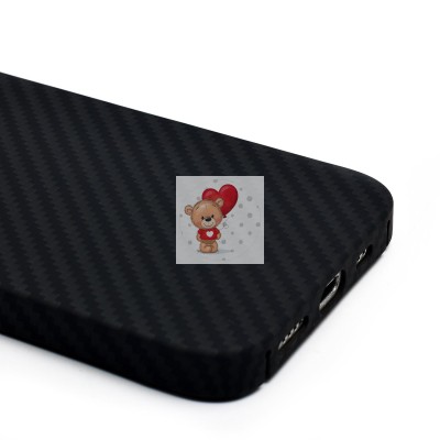 Чехол-накладка Apple iPhone 16e (черный) Cellis SM009 POSH KEVLAR для