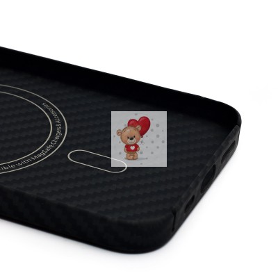 Чехол-накладка Apple iPhone 16e (черный) Cellis SM009 POSH KEVLAR для