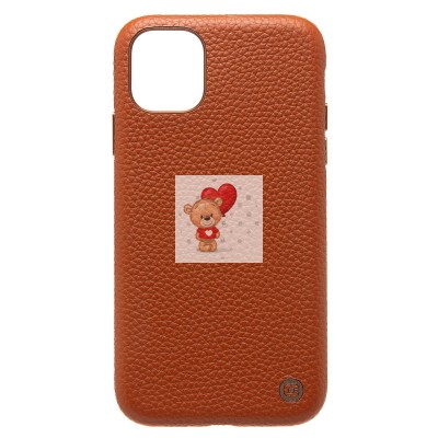 Чехол-накладка для Apple iPhone 11 Натуральная кожа зернистая (коричневый) Cellis SM030 SafeMag Чехол-накладка для Apple iPhone 11 Натуральная кожа зернистая (коричневый) Cellis SM030 SafeMag