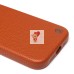 Чехол-накладка для Apple iPhone 15 Pro Натуральная кожа зернистая (коричневый) Cellis SM030 SafeMag