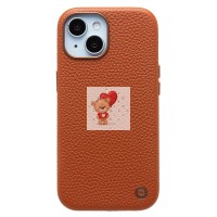 Чехол-накладка для Apple iPhone 15 Натуральная кожа зернистая (коричневый) Cellis SM030 SafeMag Чехол-накладка для Apple iPhone 15 Натуральная кожа зернистая (коричневый) Cellis SM030 SafeMag