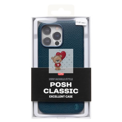 Чехол-накладка для Apple iPhone 16 Pro MaxНатуральная кожа зернистая (темно-синий) Cellis SM030 SafeMag Чехол-накладка для Apple iPhone 16 Pro MaxНатуральная кожа зернистая (темно-синий) Cellis SM030 SafeMag