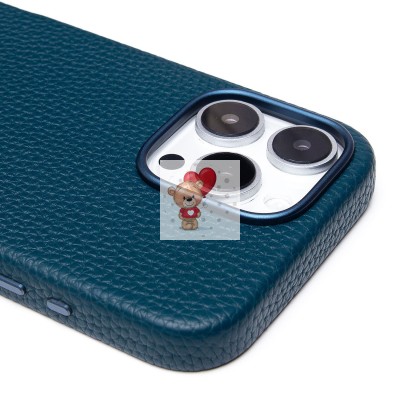 Чехол-накладка для Apple iPhone 16 Pro MaxНатуральная кожа зернистая (темно-синий) Cellis SM030 SafeMag Чехол-накладка для Apple iPhone 16 Pro MaxНатуральная кожа зернистая (темно-синий) Cellis SM030 SafeMag