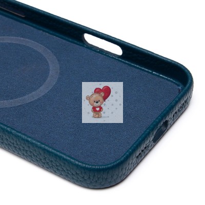 Чехол-накладка для Apple iPhone 16 Pro MaxНатуральная кожа зернистая (темно-синий) Cellis SM030 SafeMag Чехол-накладка для Apple iPhone 16 Pro MaxНатуральная кожа зернистая (темно-синий) Cellis SM030 SafeMag