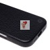 Чехол-накладка для Apple iPhone 16 Pro Натуральная кожа зернистая (черный) Cellis SM030 SafeMag
