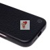 Чехол-накладка для Apple iPhone 16 Натуральная кожа зернистая (черный) Cellis SM030 SafeMag