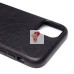 Чехол-накладка для Apple iPhone 11 Натуральная кожа (черный) Cellis SM031 SafeMag