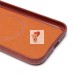 Чехол-накладка для Apple iPhone 11 Натуральная кожа (коричневый) Cellis SM031 SafeMag