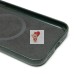 Чехол-накладка для Apple iPhone 11 Натуральная кожа (темно-зеленый) Cellis SM031 SafeMag
