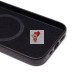 Чехол-накладка для Apple iPhone 14 Натуральная кожа (черный) Cellis SM031 SafeMag