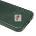 Чехол-накладка для Apple iPhone 13 Натуральная кожа (темно-зеленый) Cellis SM031 SafeMag