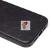 Чехол-накладка для Apple iPhone 15 Pro Max Натуральная кожа (черный) Cellis SM031 SafeMag