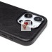 Чехол-накладка для Apple iPhone 15 Pro Натуральная кожа (черный) Cellis SM031 SafeMag