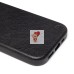 Чехол-накладка для Apple iPhone 15 Pro Натуральная кожа (черный) Cellis SM031 SafeMag