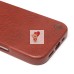 Чехол-накладка для Apple iPhone 16 Pro Натуральная кожа (коричневый) Cellis SM031 SafeMag