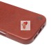 Чехол-накладка для Apple iPhone 16 Натуральная кожа (коричневый) Cellis SM031 SafeMag