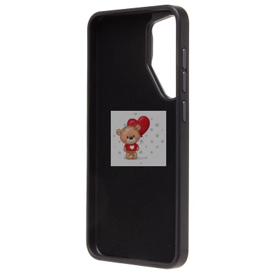 Чехол-накладка для Samsung Galaxy S24+ Натуральная кожа (черный) Cellis SM032 SafeMag