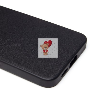 Чехол-накладка для Samsung Galaxy S24+ Натуральная кожа (черный) Cellis SM032 SafeMag