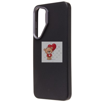 Чехол-накладка для Samsung Galaxy S24+ Экокожа (черный) Cellis SM033 SafeMag