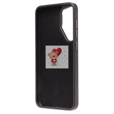 Чехол-накладка для Samsung Galaxy S24+ Экокожа (черный) Cellis SM033 SafeMag