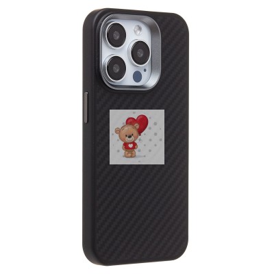 Чехол-накладка для Apple iPhone 15 Pro (черный) Cellis противоударный SM0010 MagEZ Pro 4