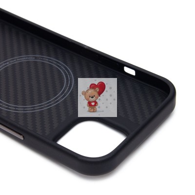 Чехол-накладка для Apple iPhone 15 (черный) Cellis противоударный SM0010 MagEZ Pro 4