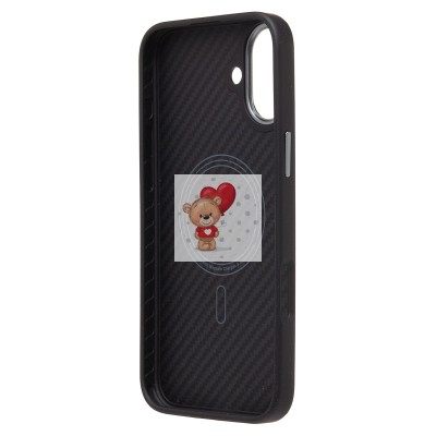 Чехол-накладка для Apple iPhone 16 Plus (черный) Cellis противоударный SM0010 MagEZ Pro 4