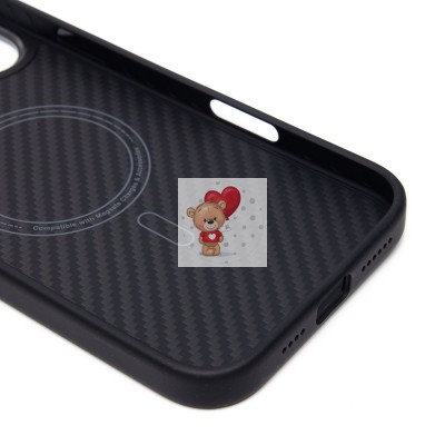 Чехол-накладка для Apple iPhone 16 Plus (черный) Cellis противоударный SM0010 MagEZ Pro 4