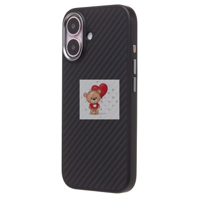 Чехол-накладка для Apple iPhone 16 (черный) Cellis противоударный SM0010 MagEZ Pro 4