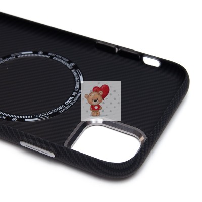 Чехол-накладка для Apple iPhone 11 - (123) (черный) Luxo Creative PC