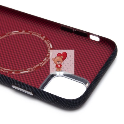 Чехол-накладка для Apple iPhone 11 - (124) (черный) Luxo Creative PC