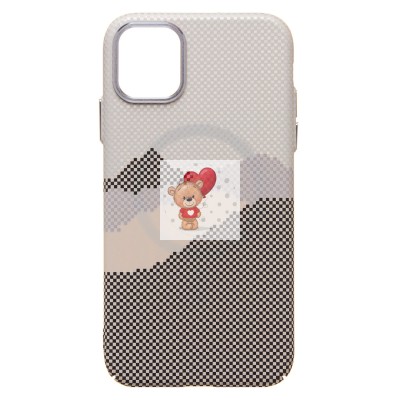 Чехол-накладка для Apple iPhone 11 - (125) (серый) Luxo Creative PC Чехол-накладка для Apple iPhone 11 - (125) (серый) Luxo Creative PC