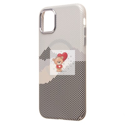 Чехол-накладка для Apple iPhone 11 - (125) (серый) Luxo Creative PC