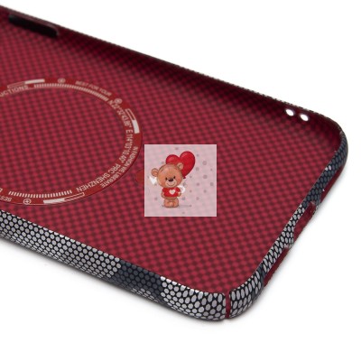 Чехол-накладка для Apple iPhone 11 - (126) (черный/серый) Luxo Creative PC Чехол-накладка для Apple iPhone 11 - (126) (черный/серый) Luxo Creative PC