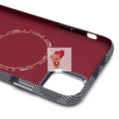 Чехол-накладка для Apple iPhone 11 - (126) (черный/серый) Luxo Creative PC Чехол-накладка для Apple iPhone 11 - (126) (черный/серый) Luxo Creative PC