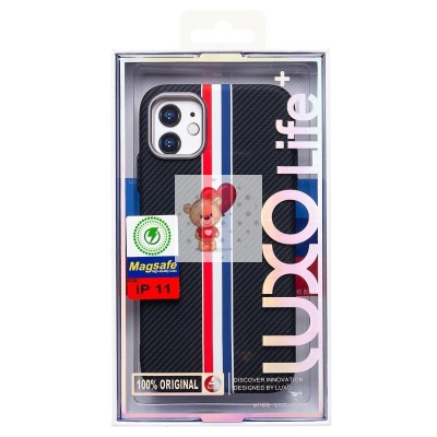 Чехол-накладка для Apple iPhone 11 - (129) (черный/многоцветный) Luxo Creative PC Чехол-накладка для Apple iPhone 11 - (129) (черный/многоцветный) Luxo Creative PC