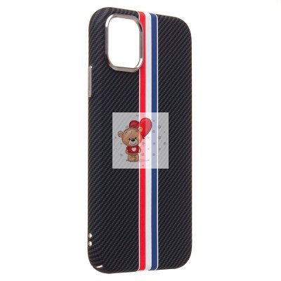 Чехол-накладка для Apple iPhone 11 - (129) (черный/многоцветный) Luxo Creative PC Чехол-накладка для Apple iPhone 11 - (129) (черный/многоцветный) Luxo Creative PC