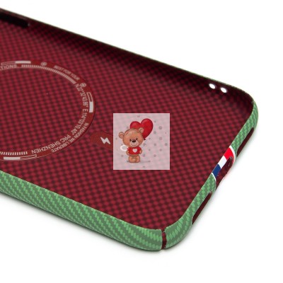 Чехол-накладка для Apple iPhone 11 - (131) (зеленый/многоцветный) Luxo Creative PC Чехол-накладка для Apple iPhone 11 - (131) (зеленый/многоцветный) Luxo Creative PC