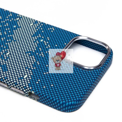 Чехол-накладка для Apple iPhone 13 - (135) (синий/зеленый) Luxo Creative PC