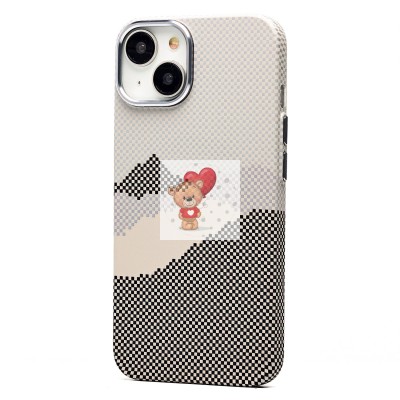 Чехол-накладка для Apple iPhone 14 -125 (серый) Luxo Creative PC