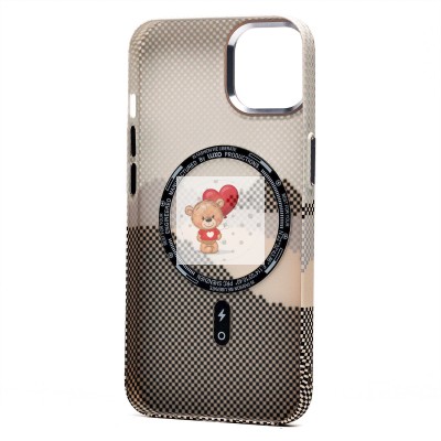 Чехол-накладка для Apple iPhone 14 -125 (серый) Luxo Creative PC