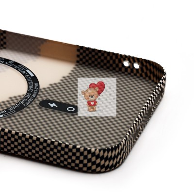 Чехол-накладка для Apple iPhone 14 -125 (серый) Luxo Creative PC