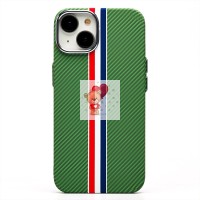 Чехол-накладка для Apple iPhone 13 - (131) (зеленый/многоцветный) Luxo Creative PC