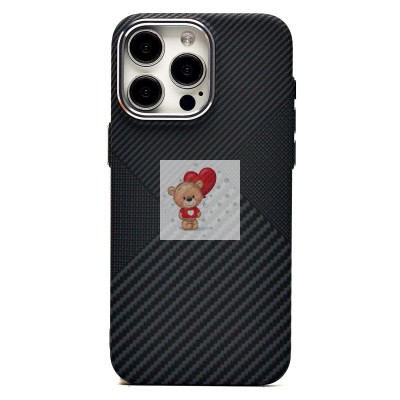 Чехол-накладка для Apple iPhone 15 Pro Max - (122) (черный) Luxo Creative PC Чехол-накладка для Apple iPhone 15 Pro Max - (122) (черный) Luxo Creative PC